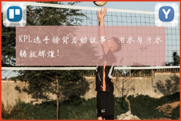 KPL选手榜背后的故事,泪水与汗水铸就辉煌!