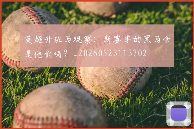 英超升班马观察:新赛季的黑马会是他们吗?_20260523113702