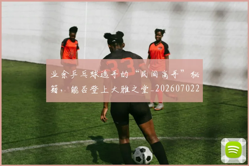 业余乒乓球选手的“民间高手”秘籍，能否登上大雅之堂_20260702201505